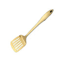 Gold Titanium Stainless Steel Cooking Utensils - gadgetooze