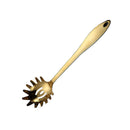 Gold Titanium Stainless Steel Cooking Utensils - gadgetooze