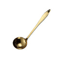 Gold Titanium Stainless Steel Cooking Utensils - gadgetooze