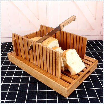 Creative Bamboo Bread Cutting Board - gadgetooze