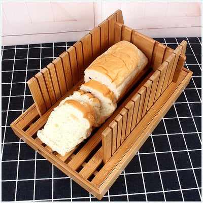 Creative Bamboo Bread Cutting Board - gadgetooze