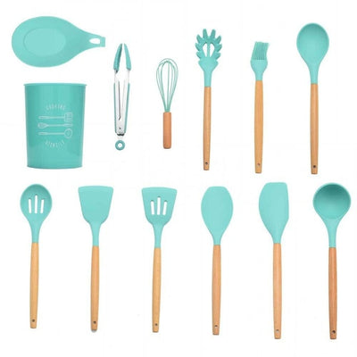 Premium Silicone Cooking Utensils - gadgetooze