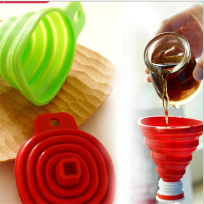 Gel Foldable Collapsible Style Funnel - gadgetooze